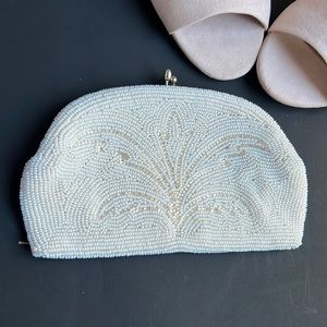 Vintage beaded clutch
